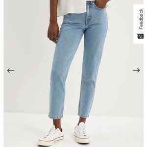 NWT Frank & Oak High Waist Straight Leg Jeans
